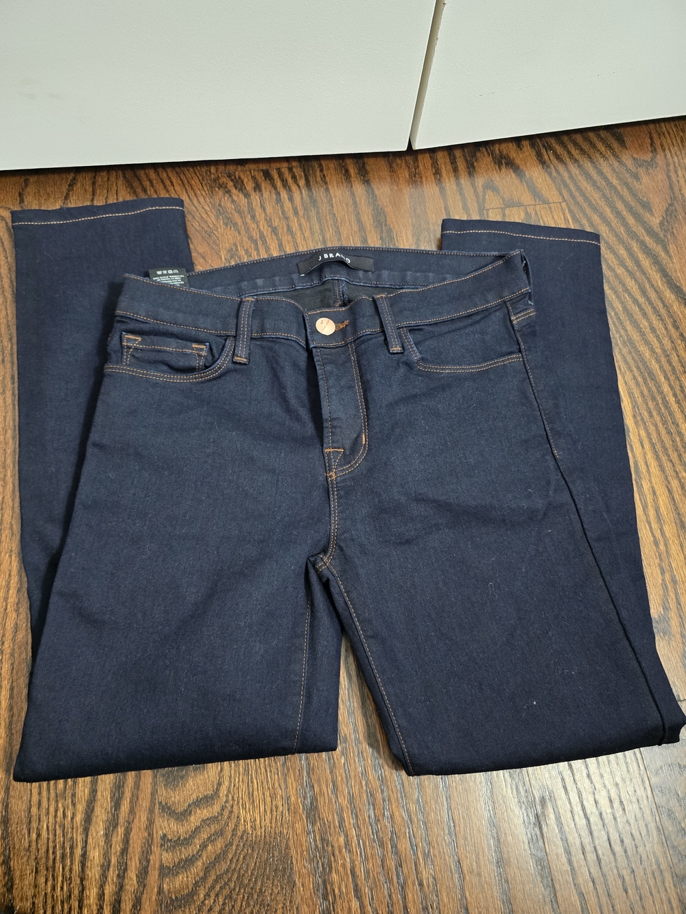Jbrand Dark Denim Ink Skinny Jeans Sz 28 Nwot